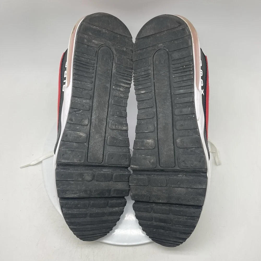 Nike Air Max LTD 3 Shoes Mens 13 White Red Running Low‎ Top Sneakers BV1171-100